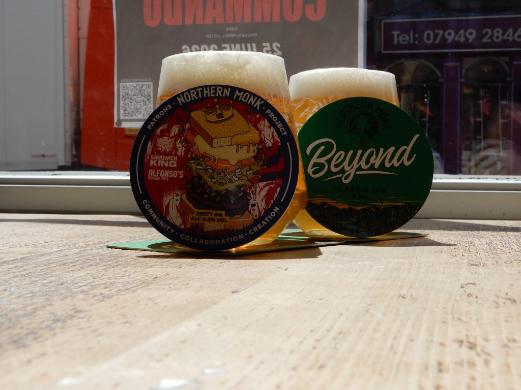 Guest beers displayed at Perfect Hive.
