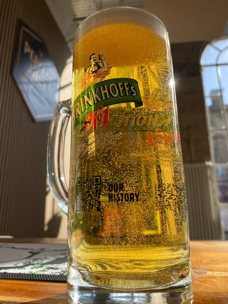 A fresh pint served at Perfect Hive.