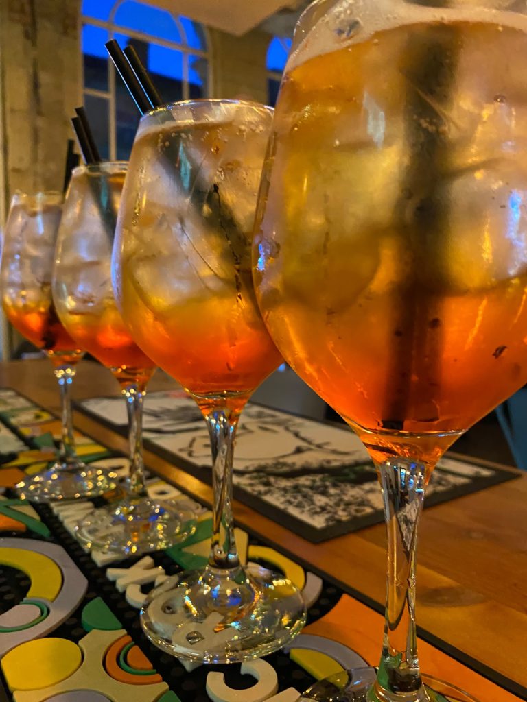 Cocktails served at Perfect Hive in Holmfirth.